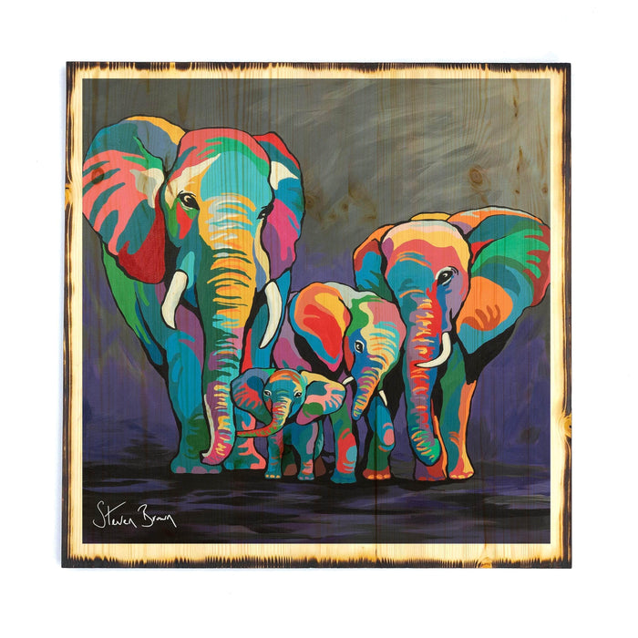 Allan & Jackie McZoo - Wooden Print