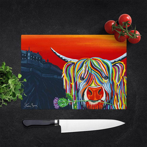 Auld Scottie McCoo - Glass Chopping Board