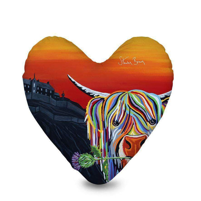 Auld Scottie McCoo - Heart Cushion