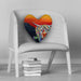 Auld Scottie McCoo - Heart Cushion