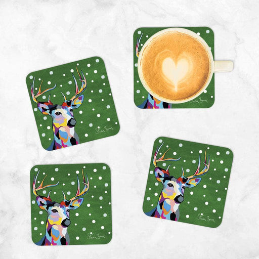 Festive Glen McDeer - Coasters