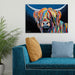 Harris McCoo - Highland Cow Canvas Prints