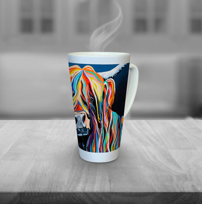 Harris McCoo - Highland Cow Latte Mug