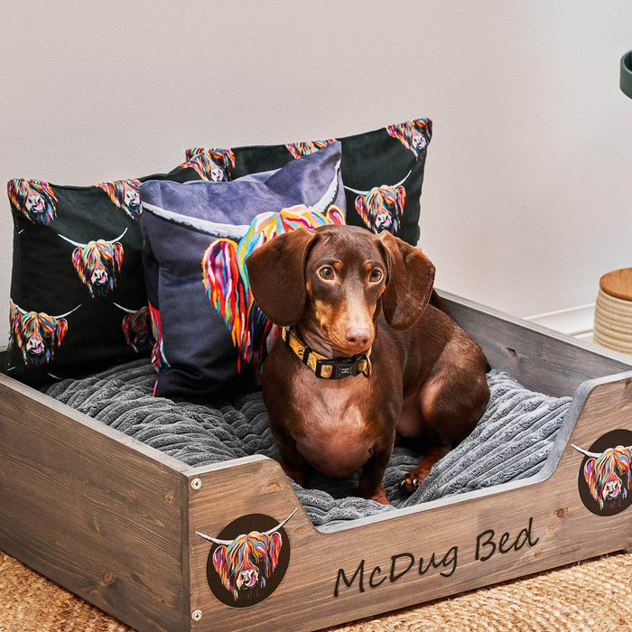 Heather McCoo - Luxury Wooden Dog Bed