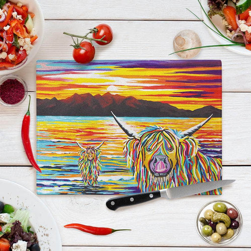 Isla & Arran McCoo - Glass Chopping Board