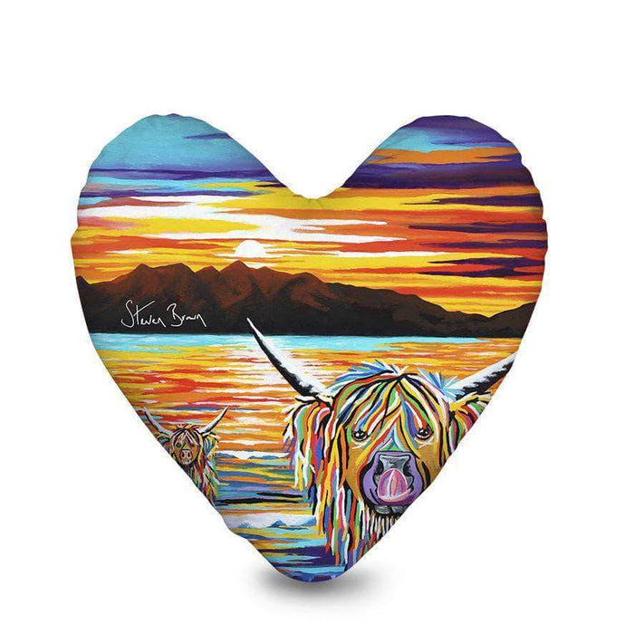 Isla Arran McCoo - Heart Cushion