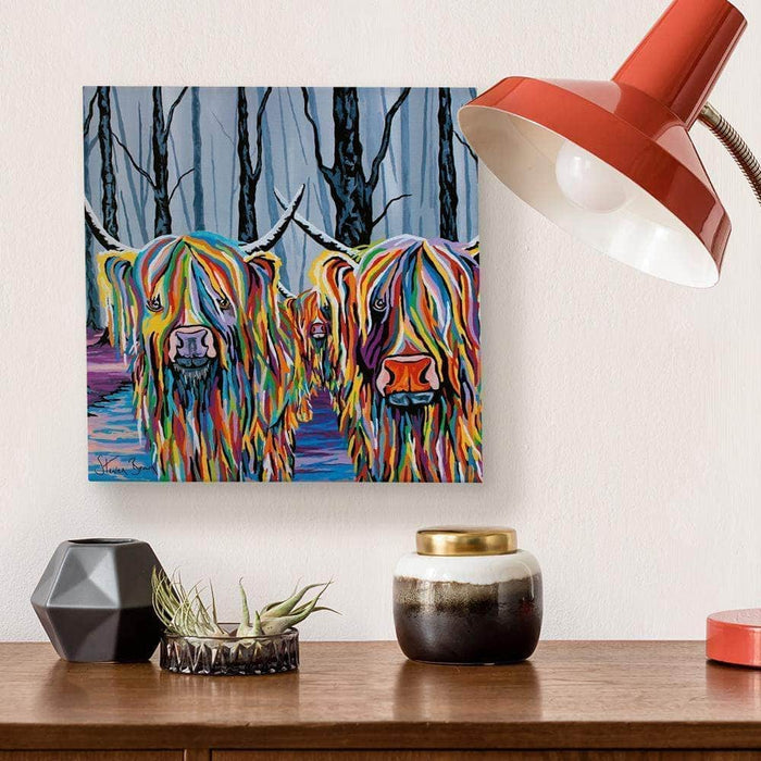 Jean & Bob McCoo & The Bairn - Canvas Prints