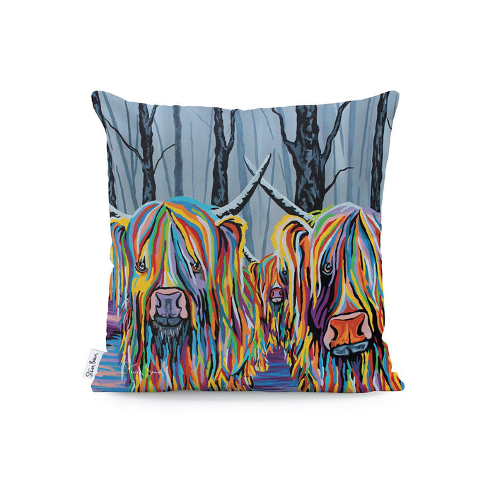 Jean & Bob McCoo and the Bairns - Outdoor Cushions