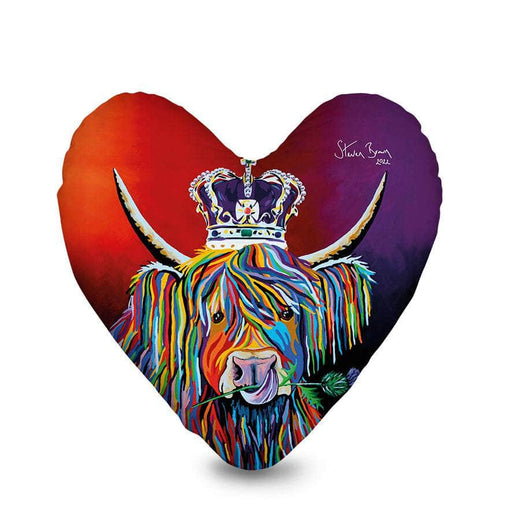 Jubilee Lizzie McCoo - Heart Cushion