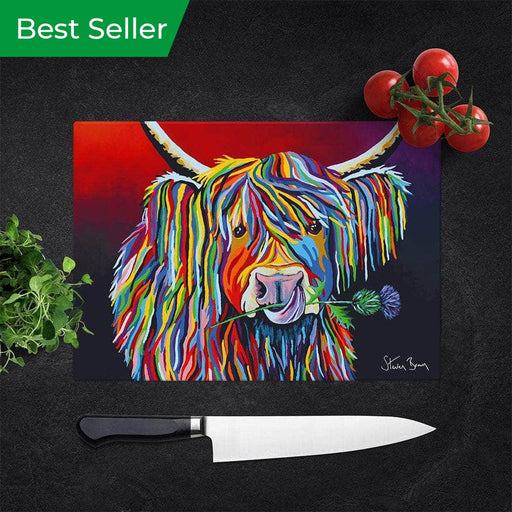 Lizzie McCoo - Glass Chopping Board