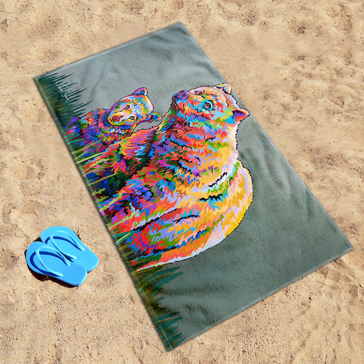 Mam McBear & The Wean - Beach Towel