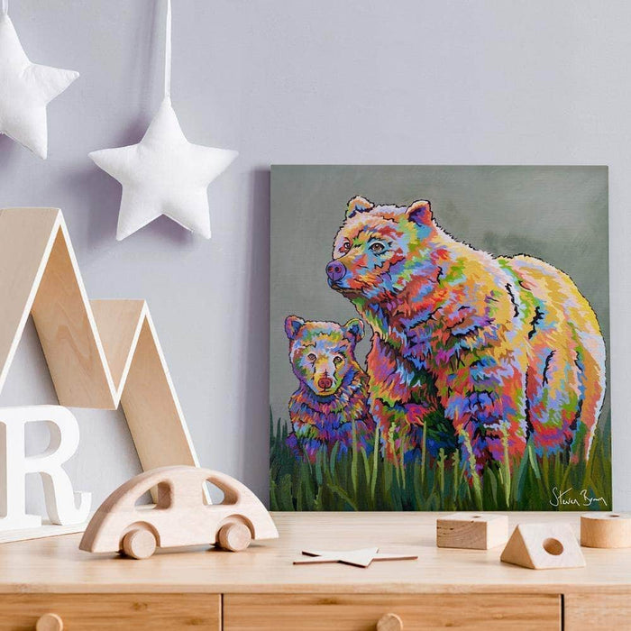 Mam McBear & The Wean - Canvas Prints