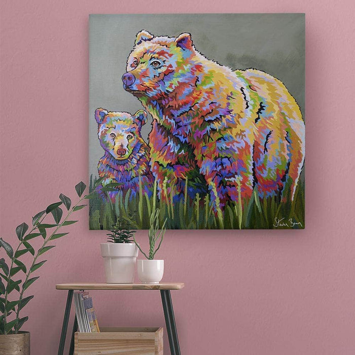 Mam McBear & The Wean - Canvas Prints