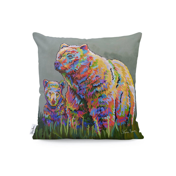 Mam McBear & The Wean - Outdoor Cushions