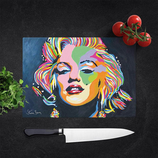 Marilyn Monroe - Glass Chopping Board