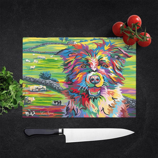 Molly McDug - Glass Chopping Board