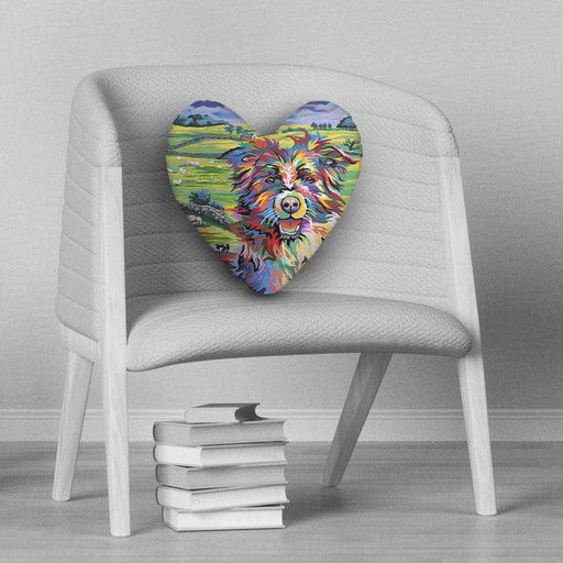 Molly McDug - Heart Cushion