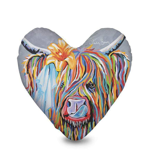 Mrs Toby Mori McCoo - Heart Cushion