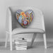 Mrs Toby Mori McCoo - Heart Cushion