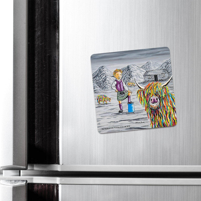 Oor Wullie & Big Tam McCoo - Fridge Magnet