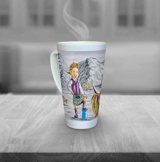 Oor Wullie & Big Tam McCoo - Latte Mug