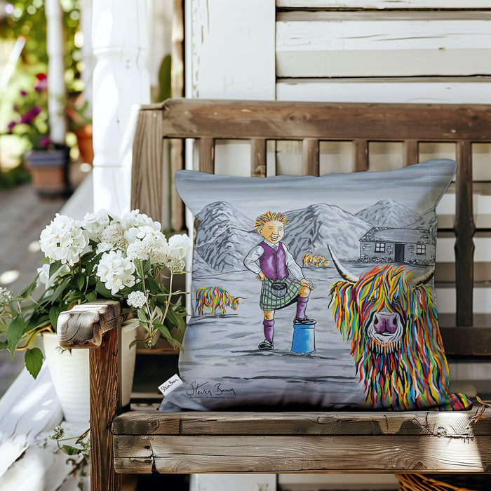 Oor Wullie & big Tam McCoo - Outdoor Cushions