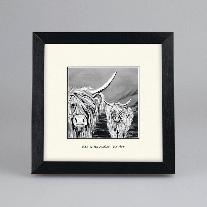 Rab & Isa McCoo The Noo - Digital Mounted Print