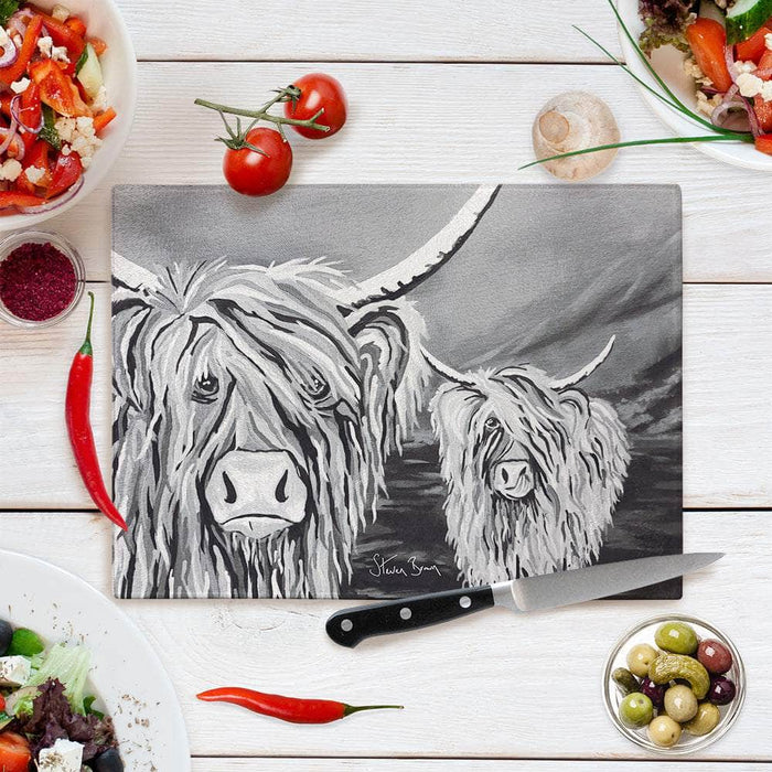 Rab & Isa McCoo The Noo - Glass Chopping Board