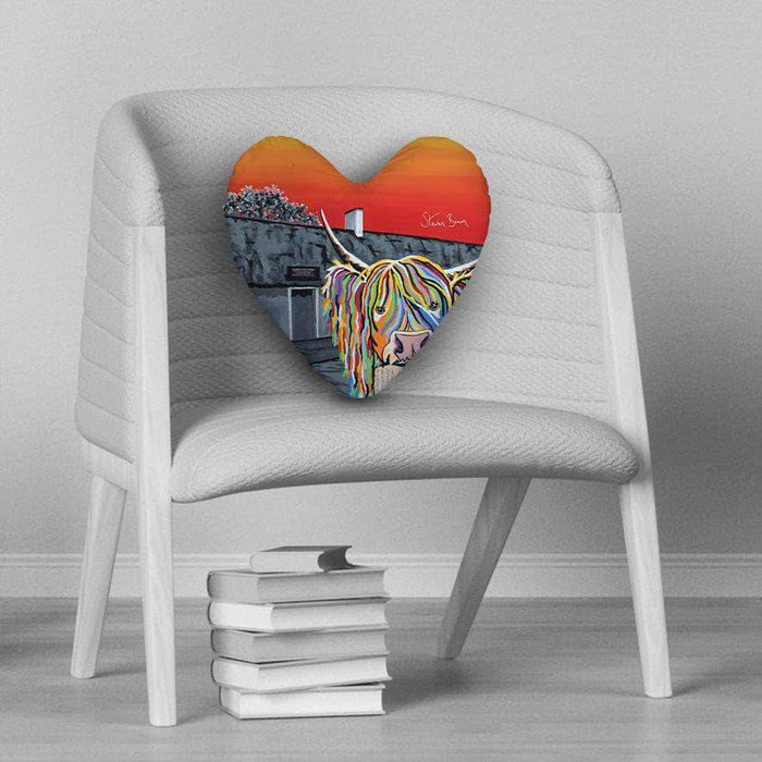 Rabbie McCoo - Heart Cushion