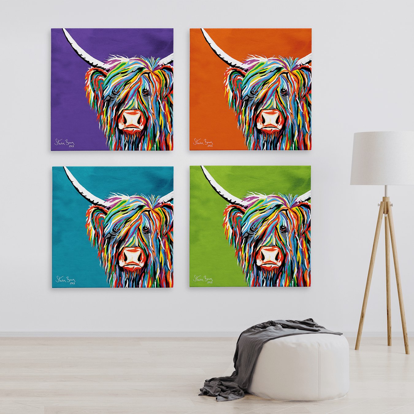 Rainbow Rab McCoo - Canvas Prints