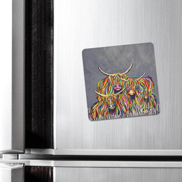 Ross & Claire McCoo - Fridge Magnet