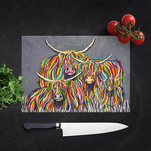 Ross & Claire McCoo - Glass Chopping Board