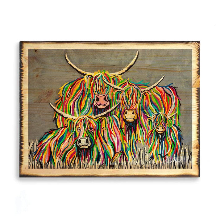 Ross & Claire McCoo - Wooden Print