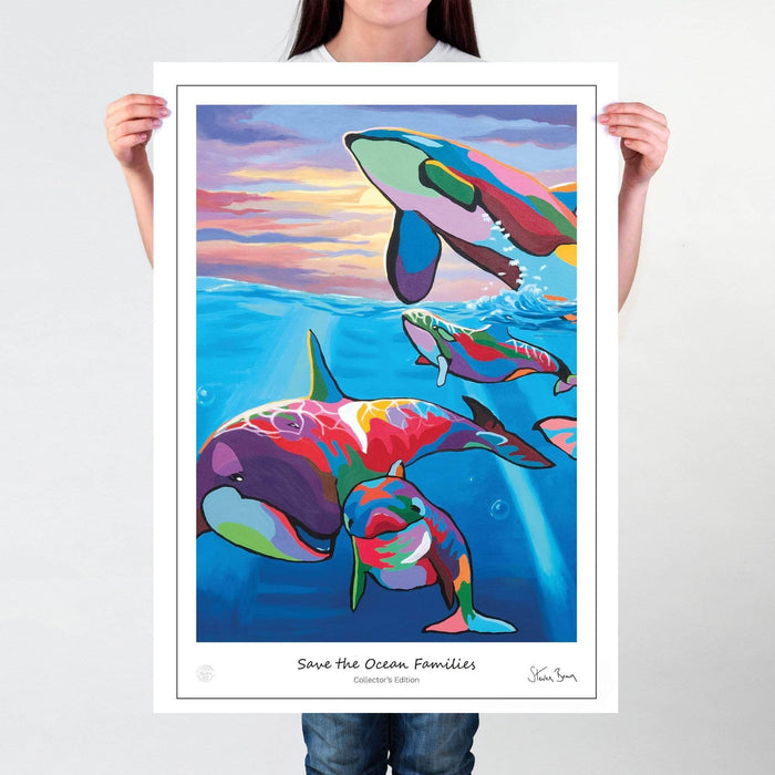 Save The Ocean Families - Collector's Edition Prints