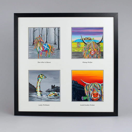 Scottish Treasures Collection - Quad Framed