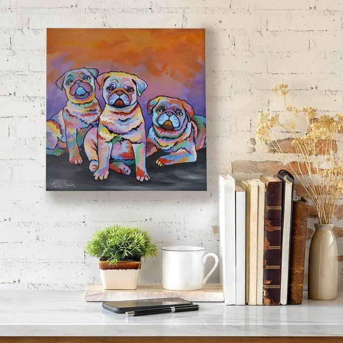 Scotty, Billy & Pugz McDug - Canvas Prints