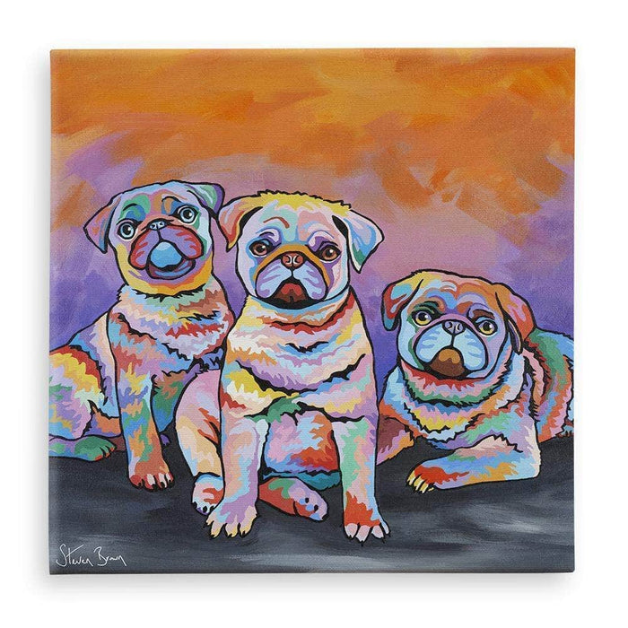 Scotty, Billy & Pugz McDug - Canvas Prints