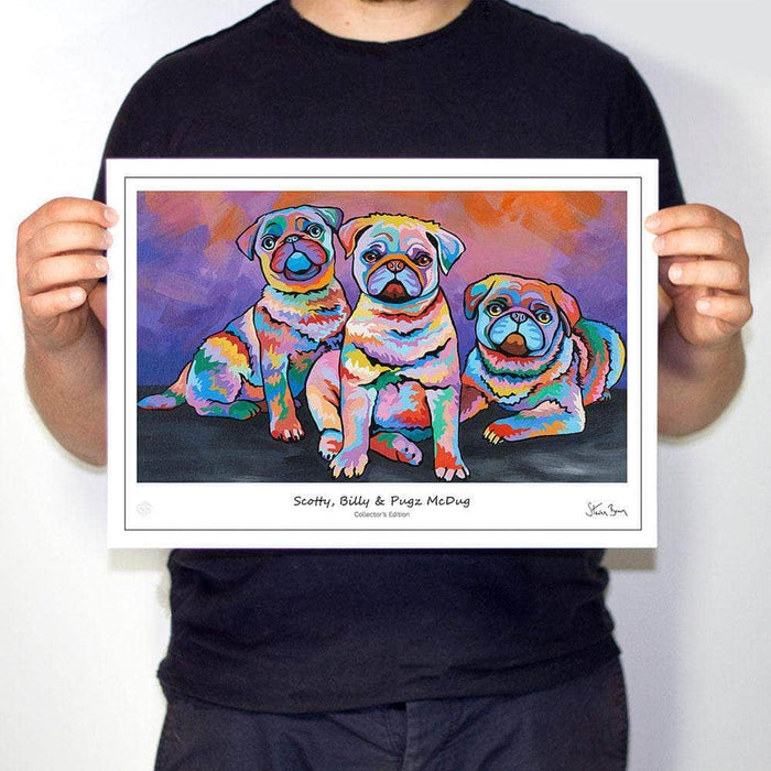 Scotty, Billy & Pugz McDug - Collector's Edition Prints