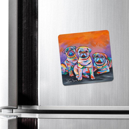 Scotty, Billy & Pugz McDug - Fridge Magnet