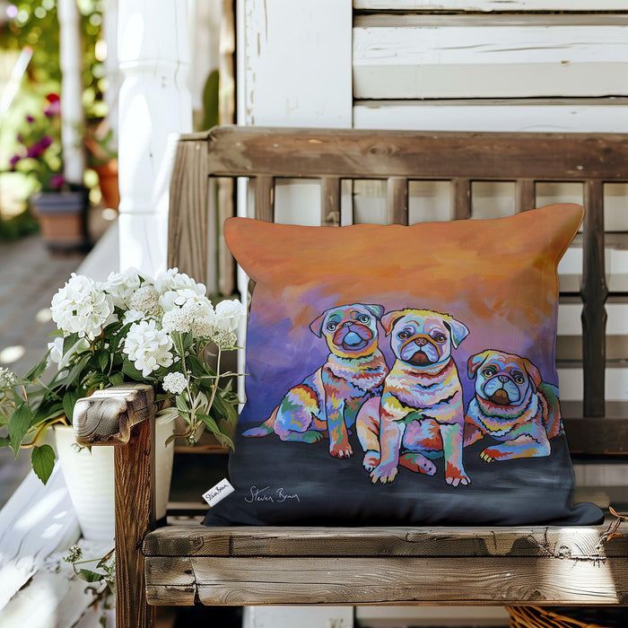 Scotty, Billy & Pugz McDug - Outdoor Cushions