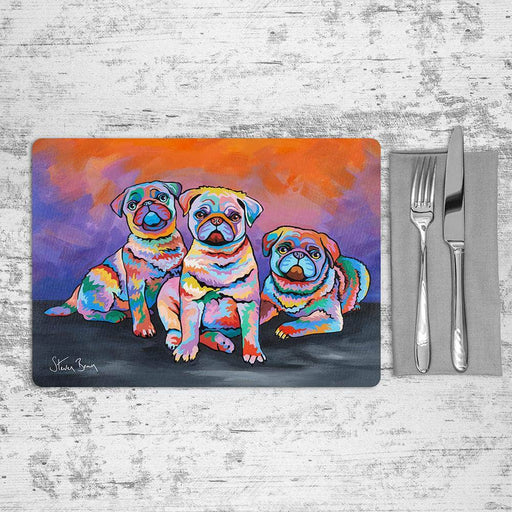 Scotty, Billy & Pugz McDug - Placemat