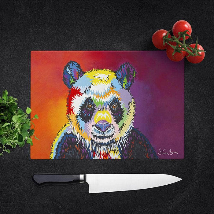 Sunshine McZoo - Glass Chopping Board