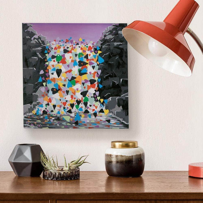 Waterfall Hearts - Canvas Prints