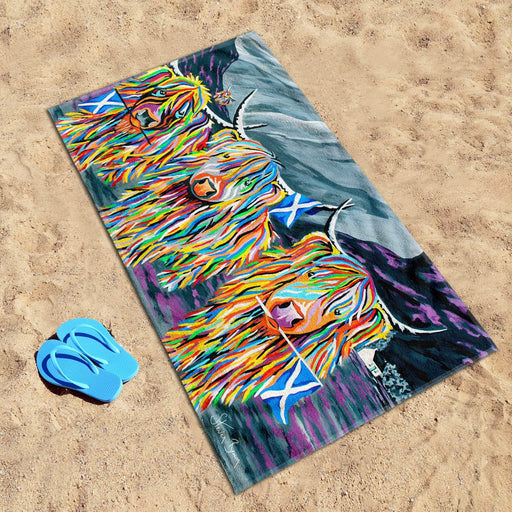 William, Rabbie & Wallace McCoo - Beach Towel