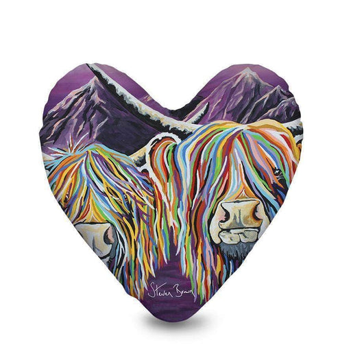 Wullie & Maggie McCoo - Heart Cushion