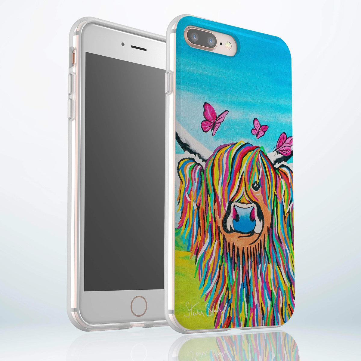 Chloe McCoo Highland Cow Phone Case | Steven Brown Art